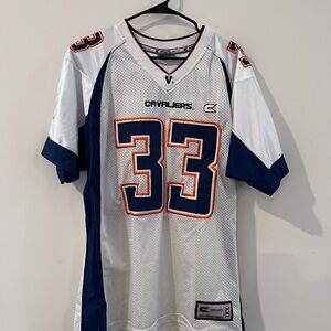 Colosseum University Of Virginia Cavaliers Football Jersey White Medium 33 Men’s